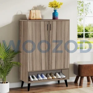 Woozod 24 Pair Shoe Storage Cabinet