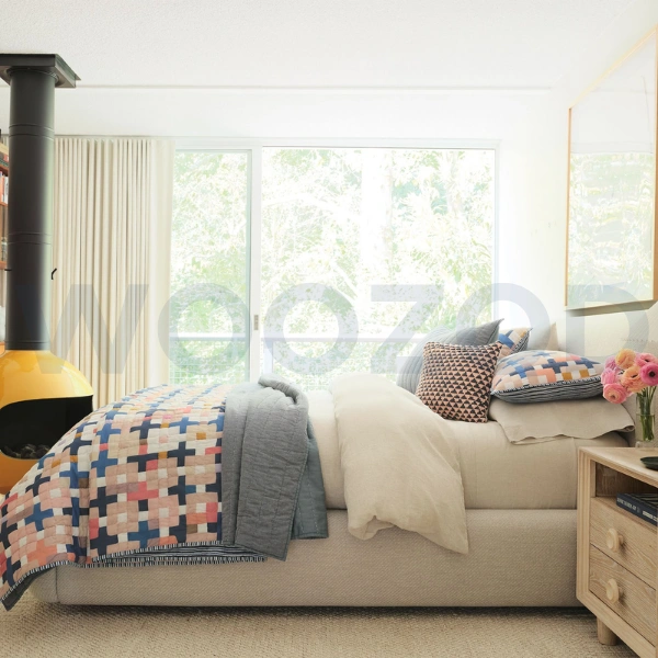 Woozod AERIE - Off White King Size Bed - Image 2
