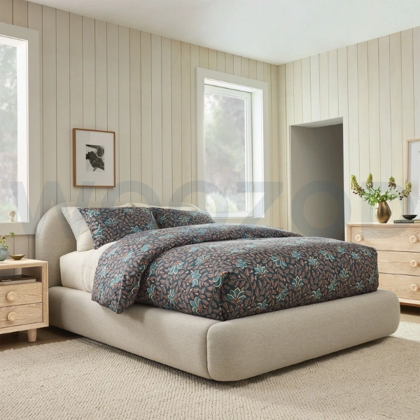 Woozod AERIE - Off White King Size Bed - Image 3