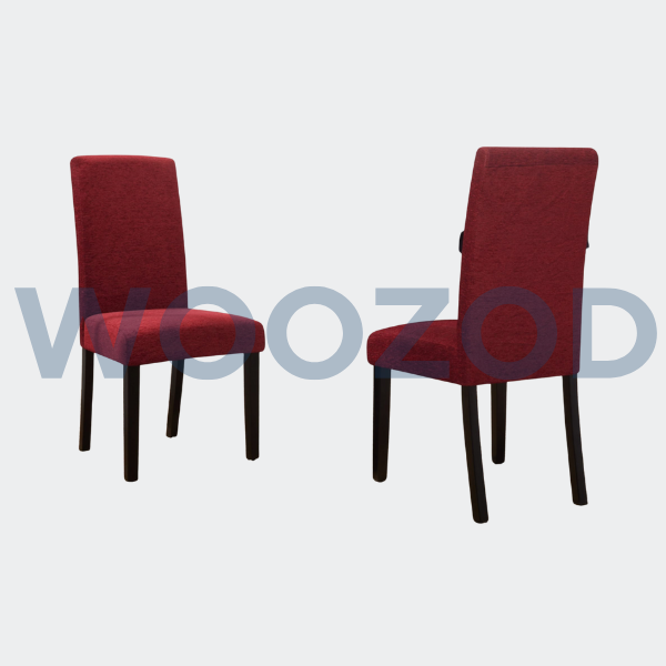 Woozod Aprilia Upholstered Dining Chairs Set of 2