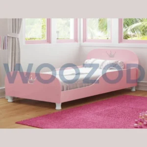 Woozod Baby Pink Girls Single Bed