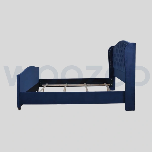 Woozod CERULEAN - Royal Blue Tufted King Size Bed - Image 3