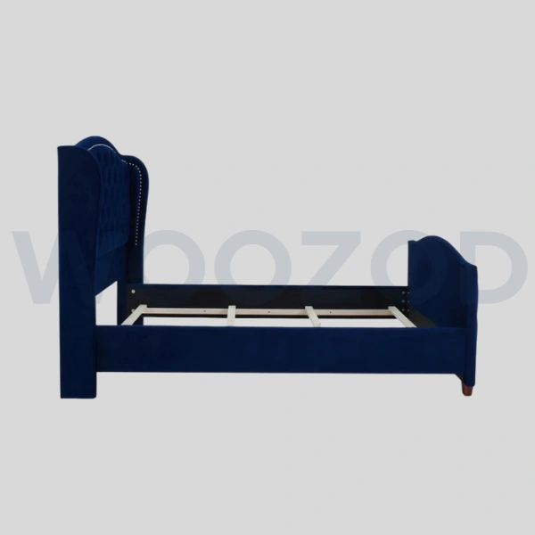 Woozod CERULEAN - Royal Blue Tufted King Size Bed - Image 4