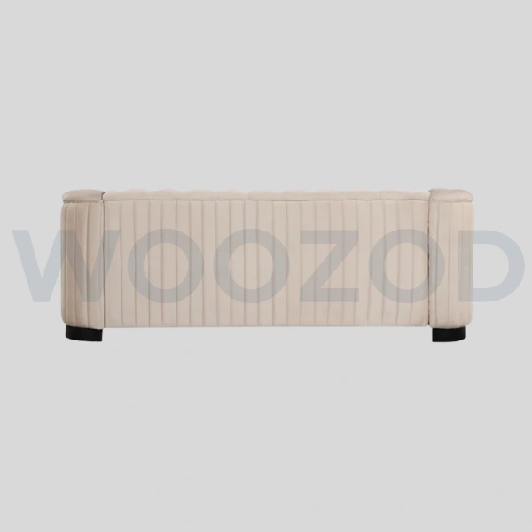 Woozod CHATEAU - Elegant Off-White Three Piece Sofa Set - Image 5