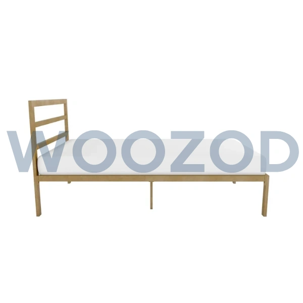 Woozod Cersei Wrought Iron Kids Bed in Golden Paint Finish - Image 4