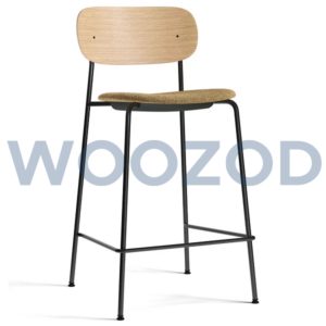 Woozod Co Upholstered Seat Bar Counter Stool