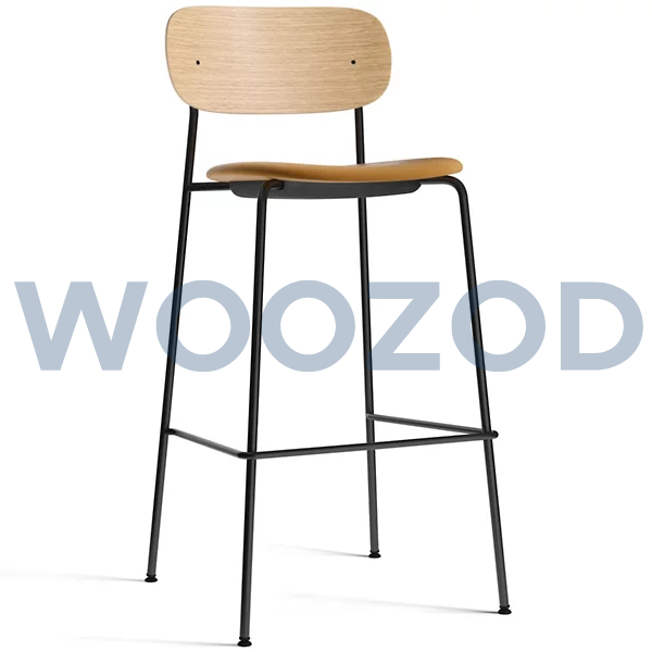 Woozod Co Upholstered Seat Bar Counter Stool - Image 2