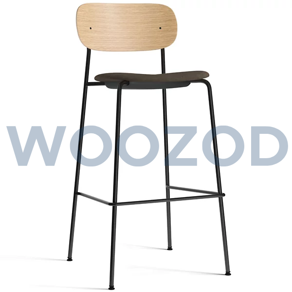Woozod Co Upholstered Seat Bar Counter Stool - Image 3