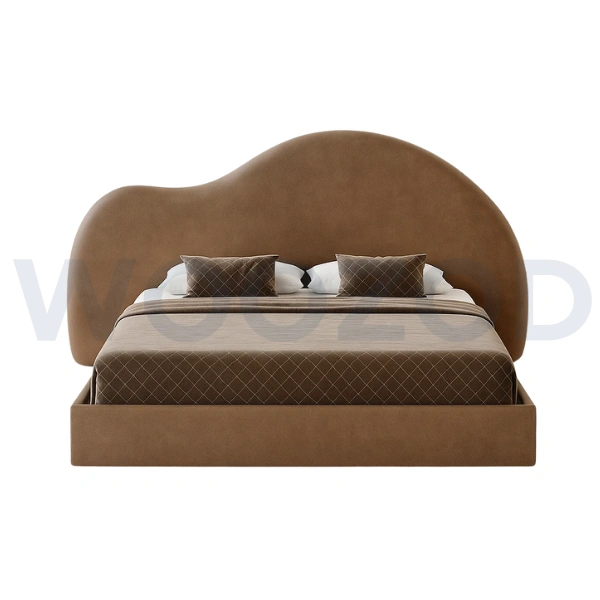 Woozod Cumulus Cloud Headboard Style King Size Bed - Elegant Design with Luxurious Comfort