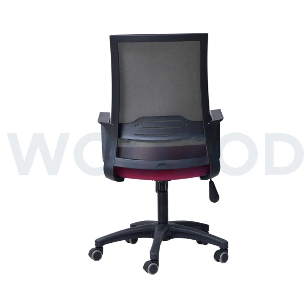 Woozod D3 Mid Back Office Chair - Ergonomic Design with Premium Comfort - Image 4