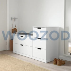 Woozod DOTCH Storage Chest Drawer White