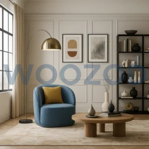 Woozod Delanna EcoDura Fabric Lounge Chair