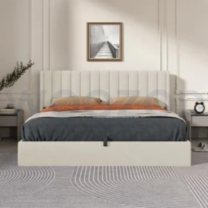 Woozod Dove Wooden Double Bed Set (5 Piece) - Timeless Elegance with Premium Craftsmanship