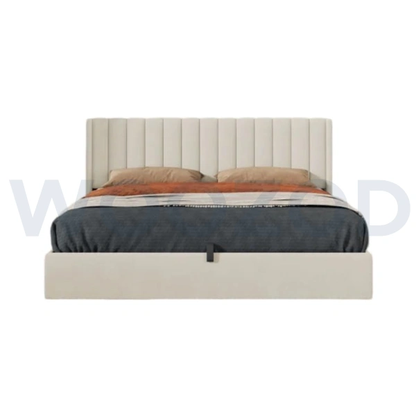 Woozod Dove Wooden Double Bed Set (5 Piece) - Timeless Elegance with Premium Craftsmanship - Image 4