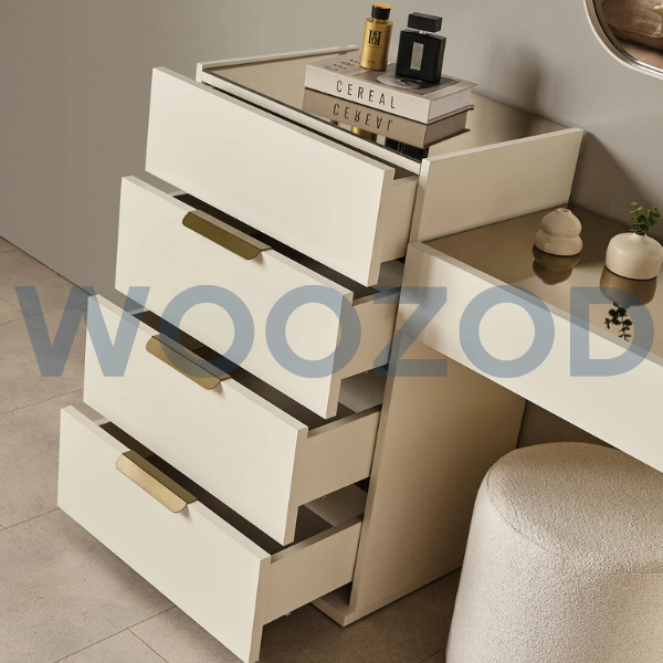 Woozod Dresser in Cream Color - Image 3