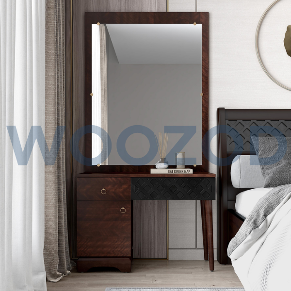 Woozod Dressing Table in Cherry Finish