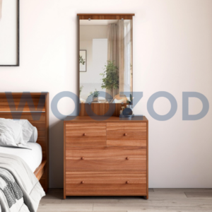 Woozod Dressing Table in Walnut Finish