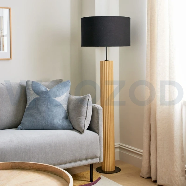 Woozod ELENOIR - Three Seater Sofa with Metallic Black Legs - Image 4