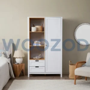 Woozod Ellington Contemporary Style Kids Single Door Wardrobe