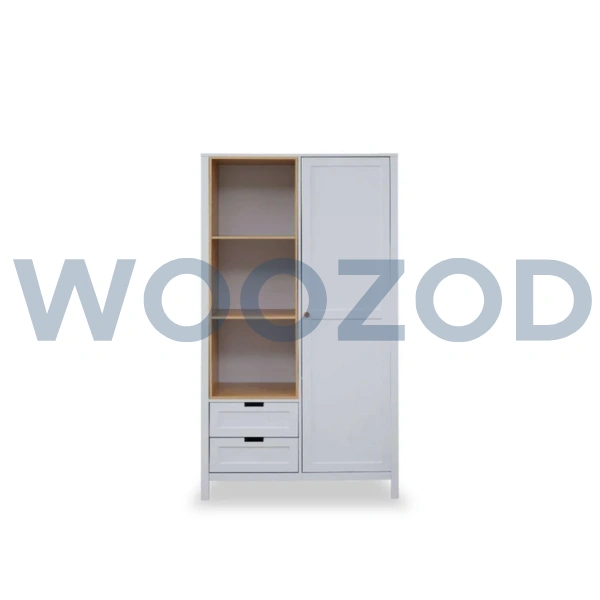 Woozod Ellington Contemporary Style Kids Single Door Wardrobe - Image 5