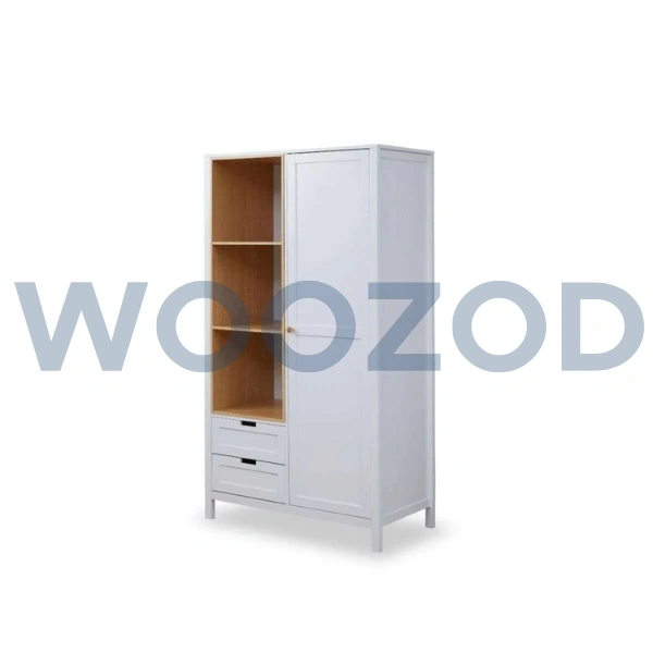 Woozod Ellington Contemporary Style Kids Single Door Wardrobe - Image 6