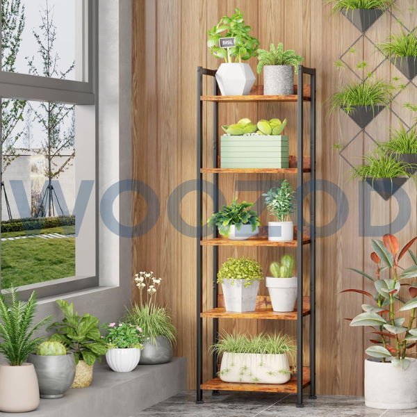 Woozod Furologee 5 Tier Bookshelf with Drawer - Image 6