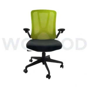 Woozod Joyce Mesh Back Revolving Chair - Breathable Design with Smooth Mobility