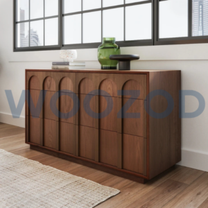 Woozod KEARY Mid Century Inspired Chest of Six Drawers
