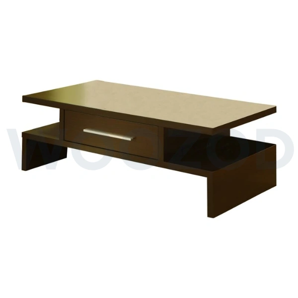 Woozod Marshel Coffee Table With Storage Dark Brown - Image 2