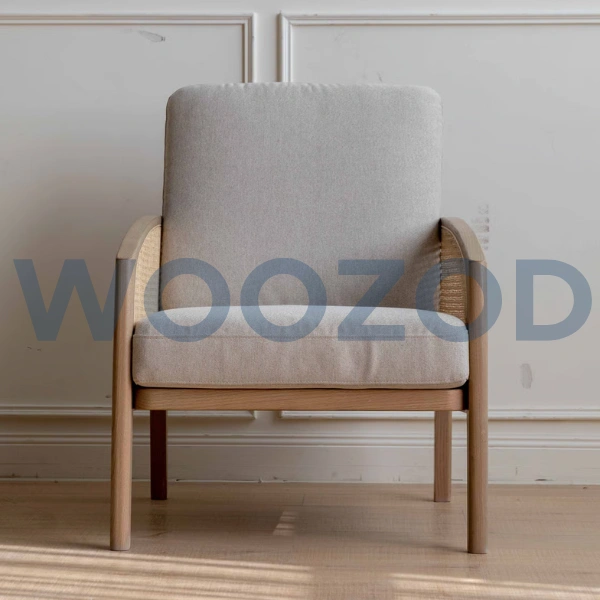 Woozod Philario Rattan Arm Chair (Oak) - Image 3