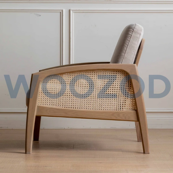 Woozod Philario Rattan Arm Chair (Oak) - Image 4