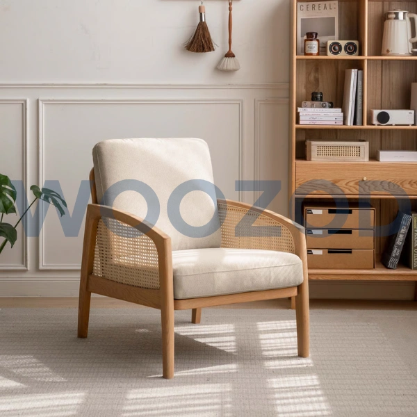 Woozod Philario Rattan Arm Chair (Oak) - Image 6