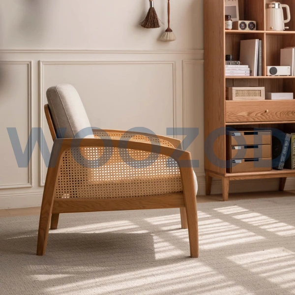 Woozod Philario Rattan Arm Chair (Oak) - Image 7