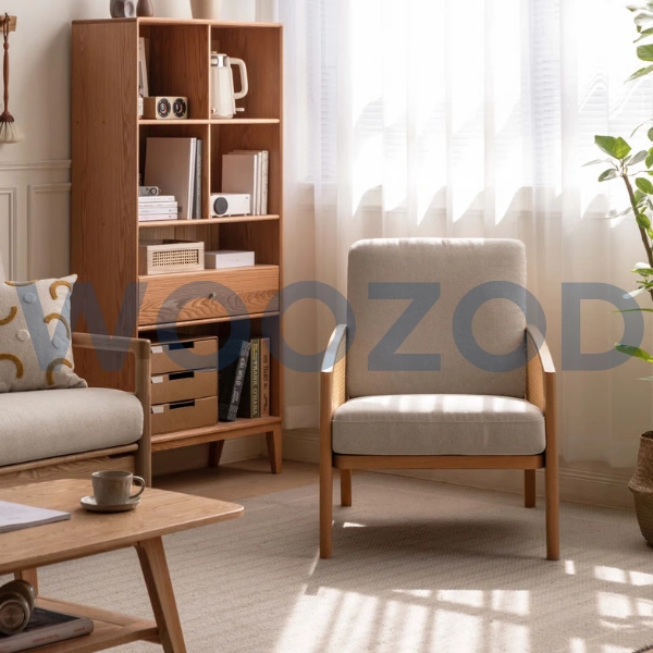 Woozod Philario Rattan Arm Chair (Oak) - Image 8