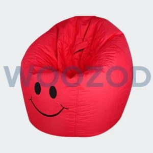 Woozod Red Smiley Beanbag Sofa