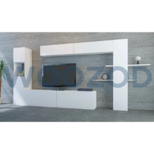 Woozod STRIX Contemporary Style Two Pieces Media Wall Unit