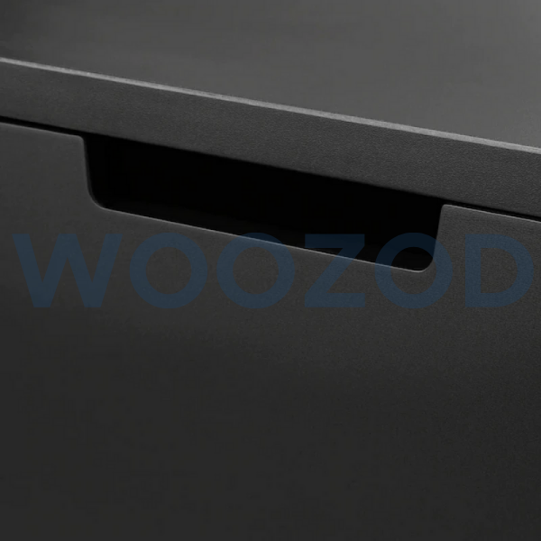 Woozod SWART Black Storage Chest of Drawers - Image 5