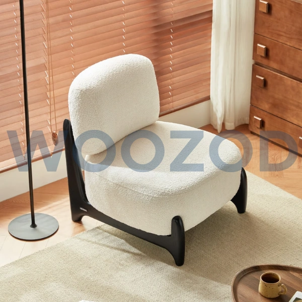 Woozod Serpil Chair (Teddy Flannel) - Image 5