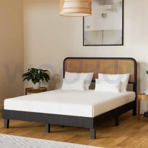 Woozod TUFF - Vintage Style Cane Worked King Size Bed