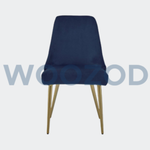 Woozod Wynora Blue and Gold Dining Chairs Set of 2